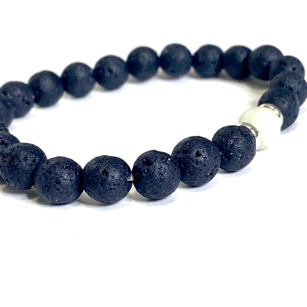 Handmade NWOT LAVA ROCK BEADS - Picture 2 of 4
